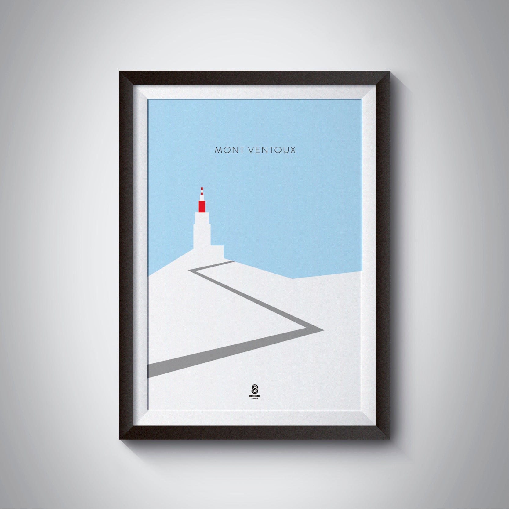 Mont Ventoux - Cold on the top - Cycling Print