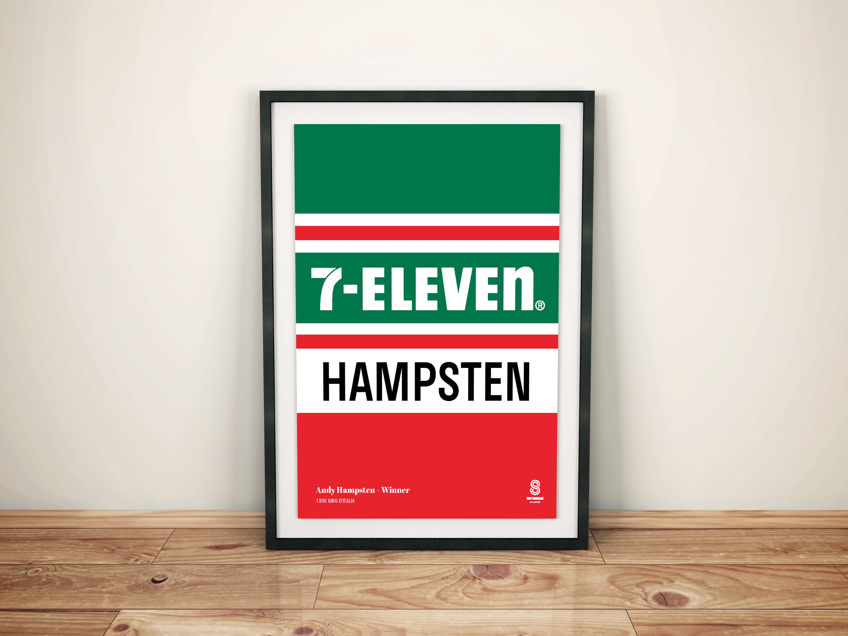 Andy Hampsten 7-Eleven - Vintage cycling team print