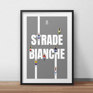 Strade Bianche ‘White Roads’- Cycling Print