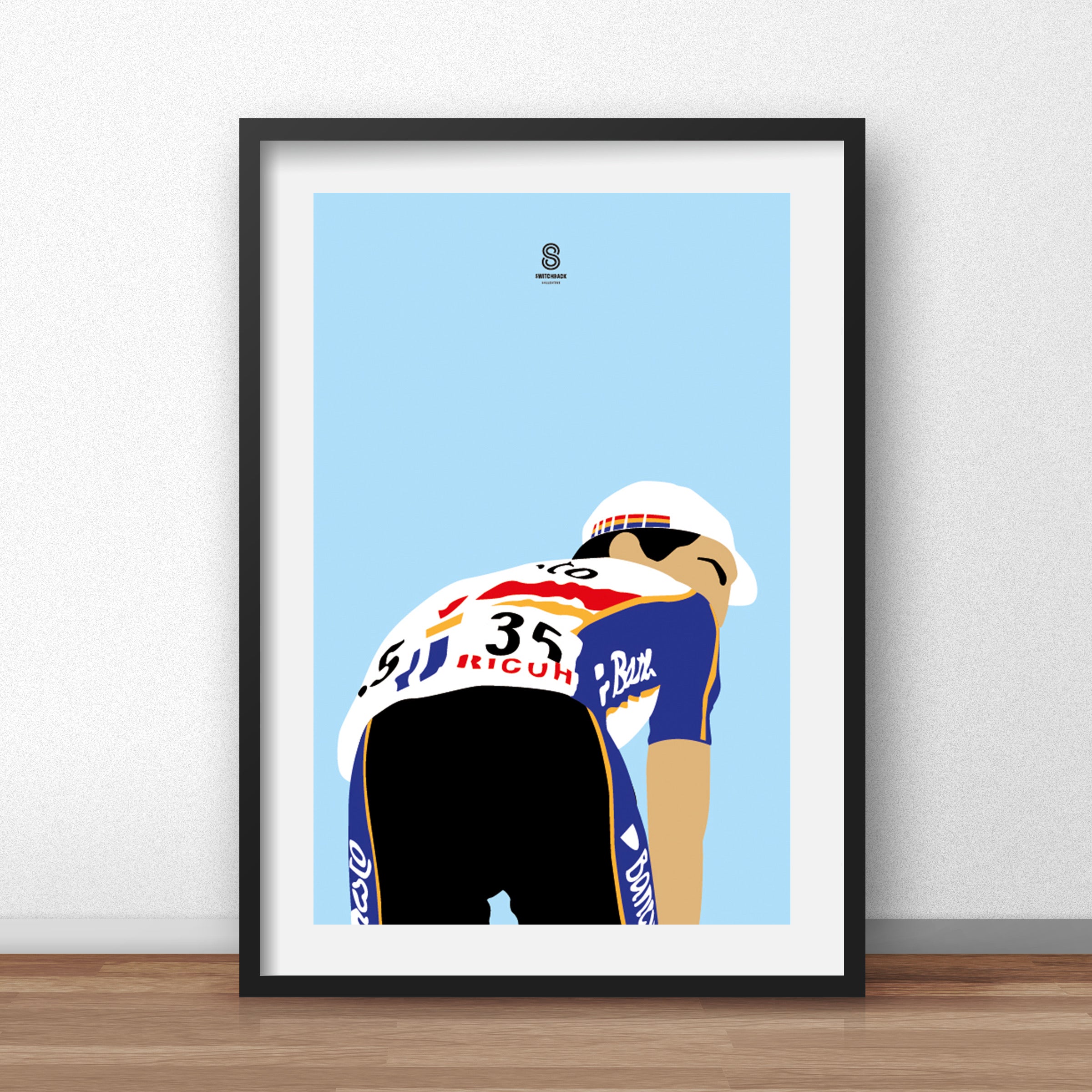 Miguel Indurain ‘Looking back’- Cycling Print