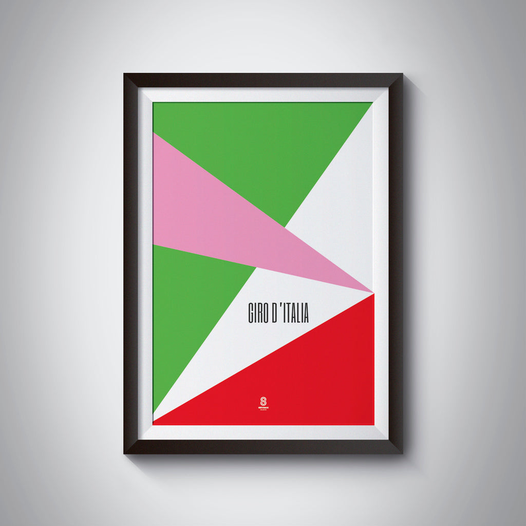 Giro D’Italia - Abstract Print - Cycling Print